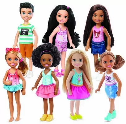 Lalka Chelsea i przyjaciółki, mix Barbie - tantis.pl