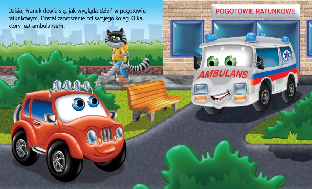 Pogotowie ratunkowe. Samochodzik Franek - tantis.pl