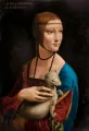 Puzzle 1000. Dama z łasiczką, Leonardo da Vinci - tantis.pl
