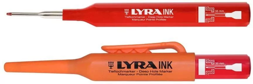 Marker do głębokich otworów czerwony - tantis.pl