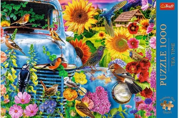 Puzzle 1000. Tea Time. Wiejska sielanka. Śpiewające Ptaki - tantis.pl