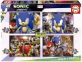 Puzzle 4w1. Sonic Prime (fluorescencyjne) - tantis.pl