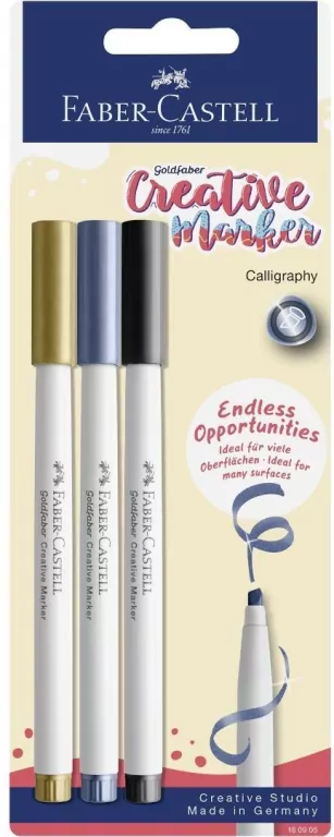 Pisak kreatywny goldfaber 3 kolory - tantis.pl