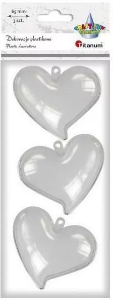 Formy plastikowe serca 65 x 58 x 40 mm - tantis.pl