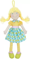 Lalka szmaciana Cornelia 38cm niebieska