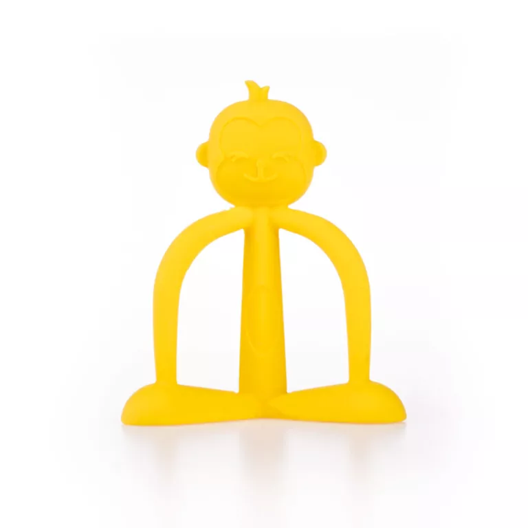 Gryzak dla dzieci uspokajający Małpka żółty - tantis.pl