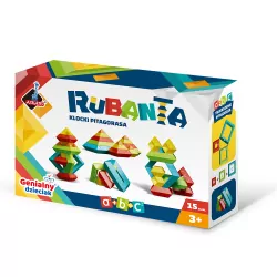 Rubanta. Klocki Pitagorasa. 15 elementów. Genialny dzieciak