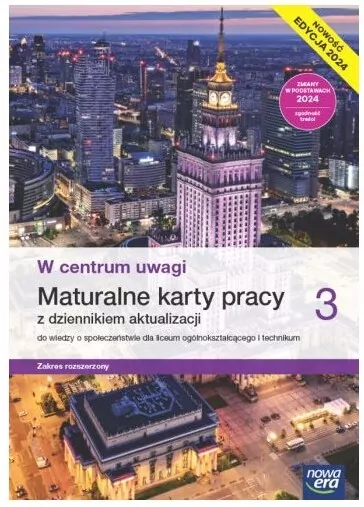 W centrum uwagi 3. Maturalne karty pracy z dziennikiem aktualizacji. Zakres rozszerzony - tantis.pl
