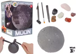 Wykopaliska minerałów planeta Księżyc