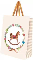 Torebka ozdobna duża Konik na biegunach