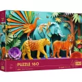 Puzzle 160 Paper Art: Dżungla TREFL - tantis.pl