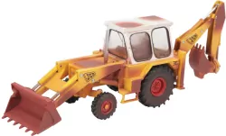 Britains zardzewiała koparka JCB 3C Mark III