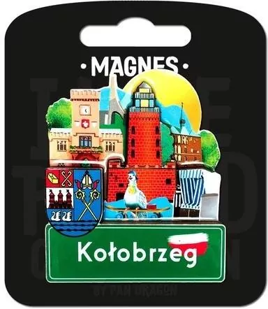 Magnes I love Poland Kołobrzeg ILP-MAG-C-KOL-20 - tantis.pl