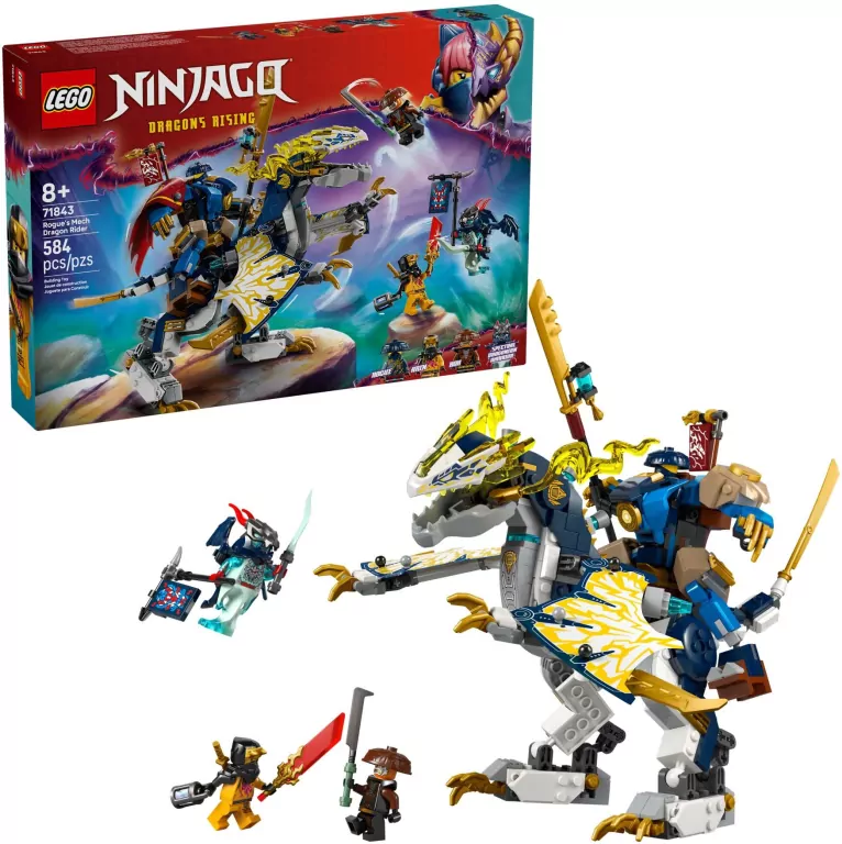 LEGO® Ninjago. Mech smoczego jeźdźca Rogue’a 71843 - tantis.pl