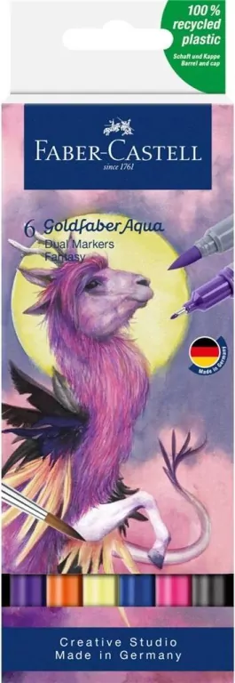 Pisak akwarelowy Goldfaber Aqua fantasy 6szt - tantis.pl