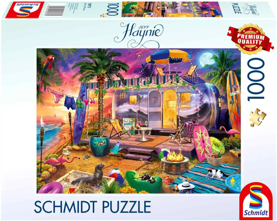 Puzzle PQ 1000 Jeff Haynie Mobilny domek na plaży - tantis.pl