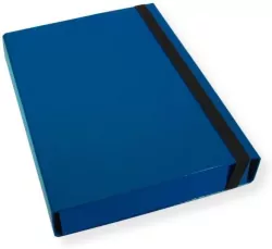 Teczka A4 skrzydłowa 5cm niebieska