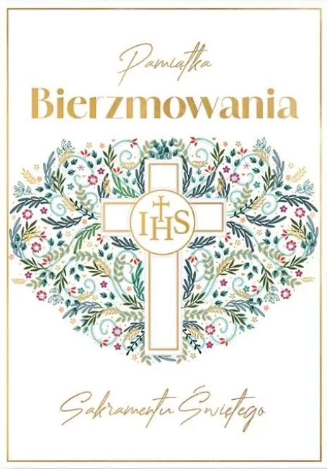 Karnet A5 Bierzmowanie. Krzyż - tantis.pl