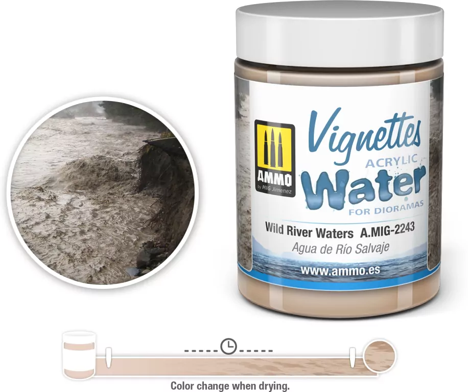 Ammo: Acrylic Water - Vignettes - Wild River Waters (100 ml) - tantis.pl