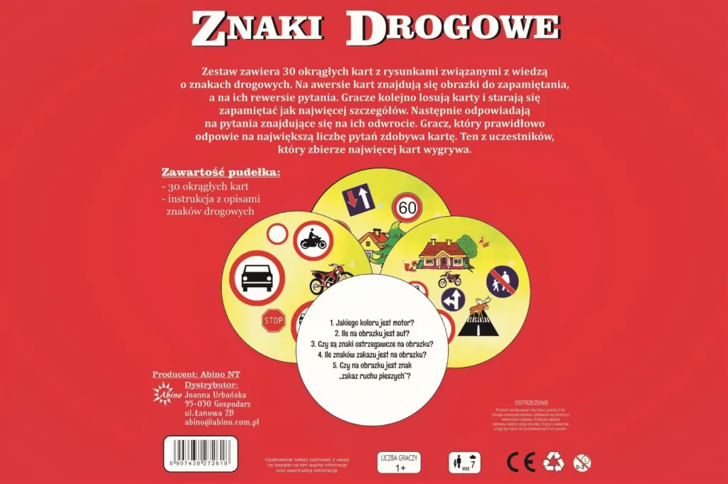Abino. Znaki drogowe w pigułce - tantis.pl