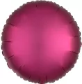 Balon foliowy Lustre purpurowy okrągły 43cm - tantis.pl