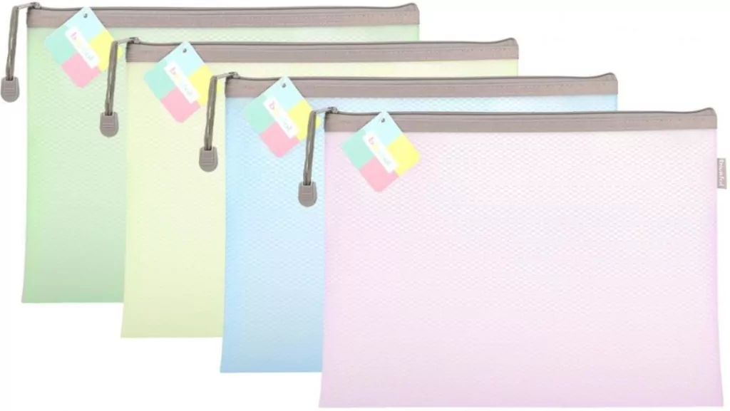 Saszetka na zamek A4 EVA pastel mix - tantis.pl