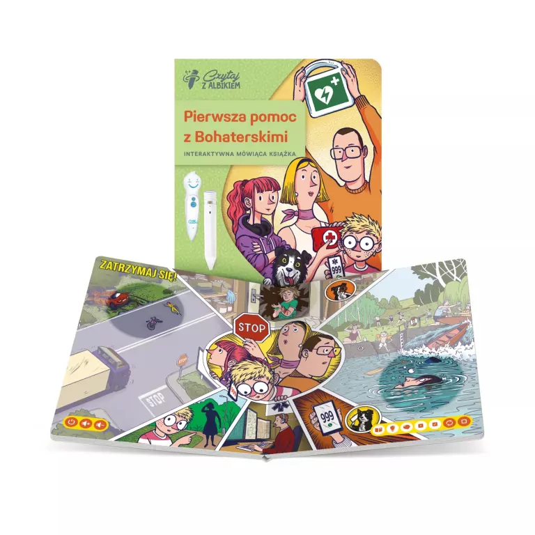 Książka Pierwsza pomoc z Bohaterskimi. Czytaj z Albikiem - tantis.pl