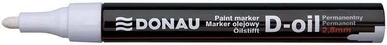 Marker olejowy D-Oil, okrągły 2,8mm biały - tantis.pl
