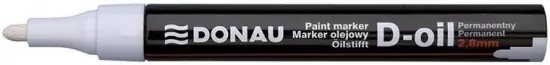 Marker olejowy D-Oil, okrągły 2,8mm biały
