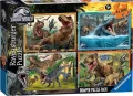 Puzzle 4x100. Jurassic World. Bumper Pack - tantis.pl
