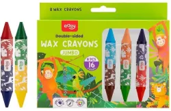 Kredki świecowe 16 kolorów EASY