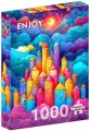 Puzzle 1000 Kolorowa forteca - tantis.pl