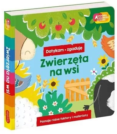Zwierzęta na wsi. Dotykam, zgaduję. Akademia mądrego dziecka - tantis.pl