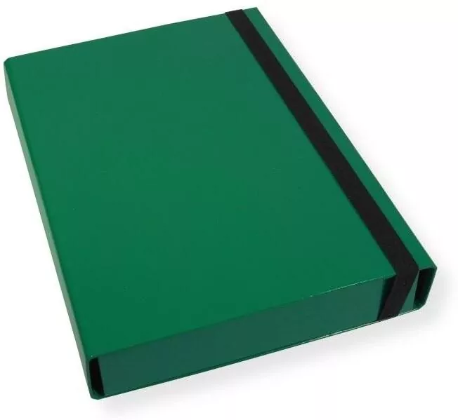 Teczka A4 skrzydłowa 5cm zielona - tantis.pl