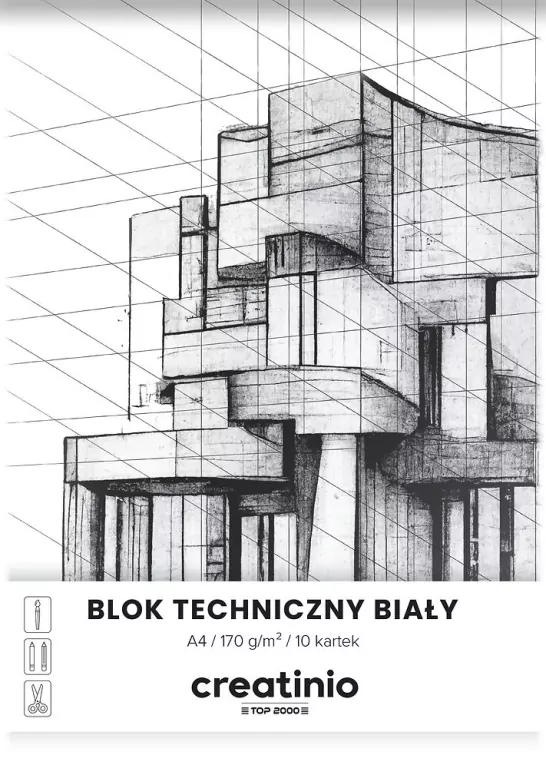 Blok techniczny A4/10k - Creatinio, 1 szt (400176667) - tantis.pl