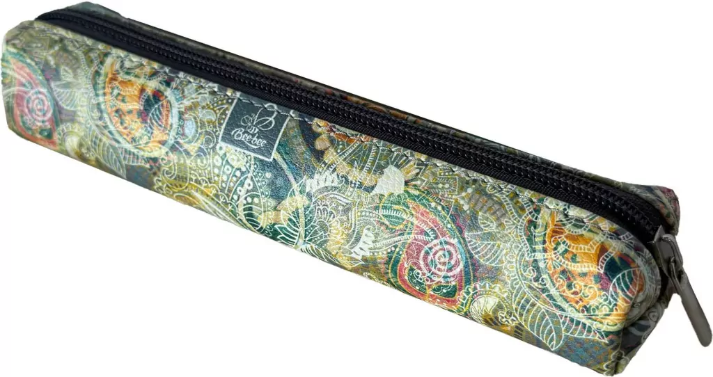 Piórnik mini prostokąt Paisley Gold - tantis.pl