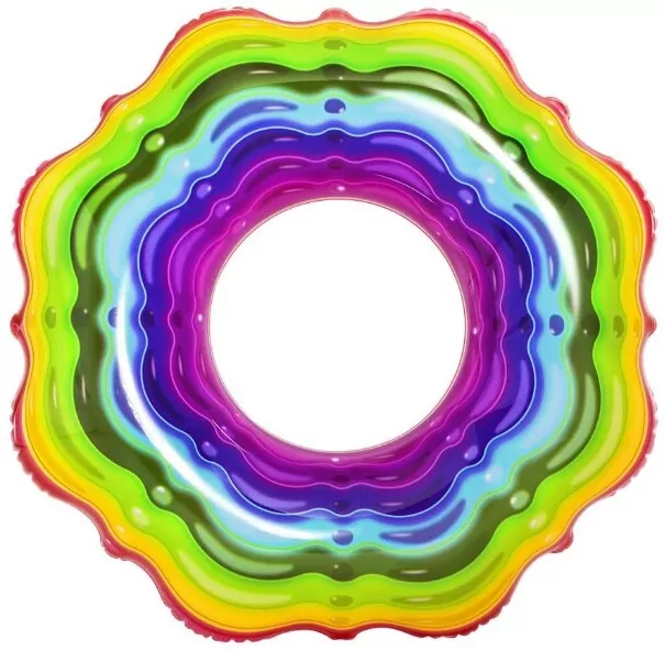 Dmuchane koło do pływania. Rainbow 115cm - tantis.pl