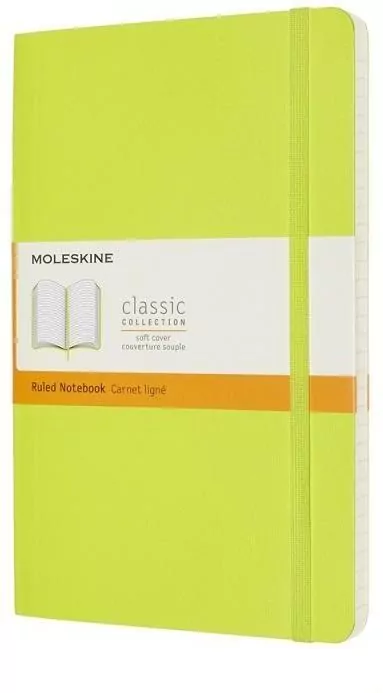 Notes Classic L 13x21 linia 192str BR lemon green - tantis.pl