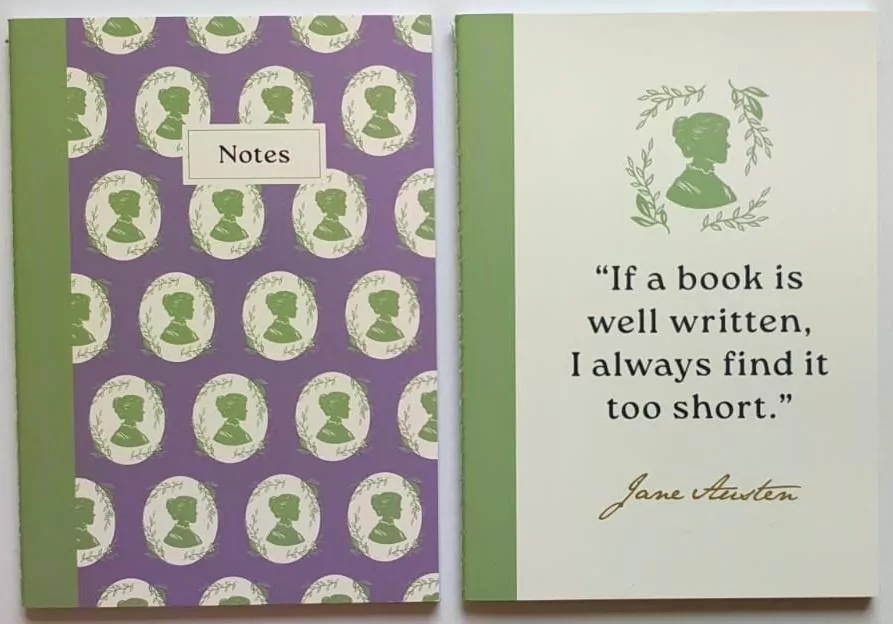 Jane Austen Notatnik A6 linia - tantis.pl