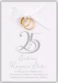 Kartka okolicznościowa. Rocznica ślubu 25 - tantis.pl
