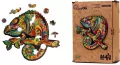 Puzzle drewniane eko 69. Kameleon - tantis.pl
