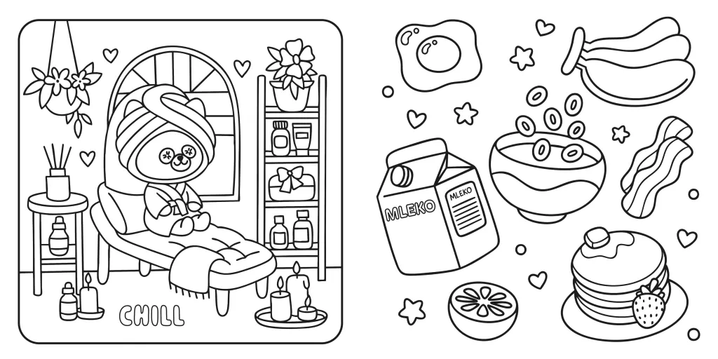 Małe przyjemności. Cosy colouring - tantis.pl