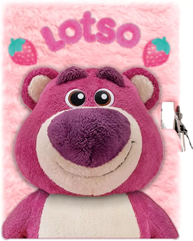 Pamiętnik pluszowy A5 3D Lotso LTS00009 - tantis.pl
