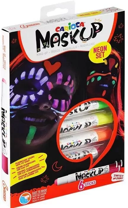 Kredki do twarzy MaskUp Neon 6 kolorów - tantis.pl