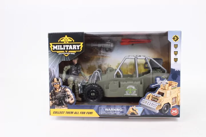 Pojazd wojskowy+żołnierz F14-6A 12134 - tantis.pl