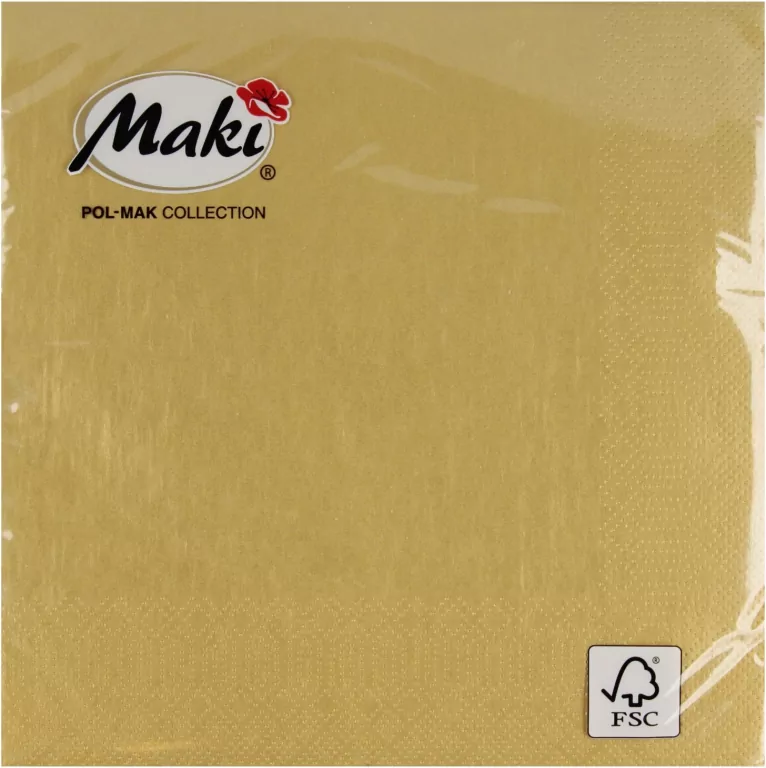 SERWETKA PAP 3W 330X330 ZLO 5400 PM OP - tantis.pl