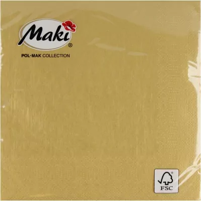 SERWETKA PAP 3W 330X330 ZLO 5400 PM OP