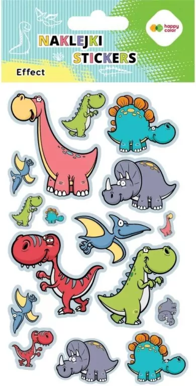 Naklejki Dino Baby 10x20cm HAPPY COLOR - tantis.pl