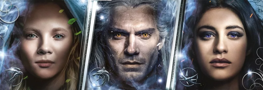 Puzzle 1000 Panorama Netflix The Witcher - tantis.pl