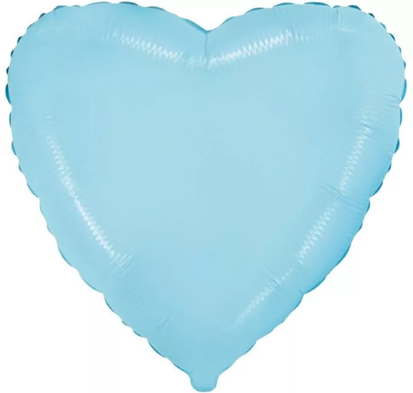 Balon foliowy Serce (niebieskie delikatne 45cm - tantis.pl
